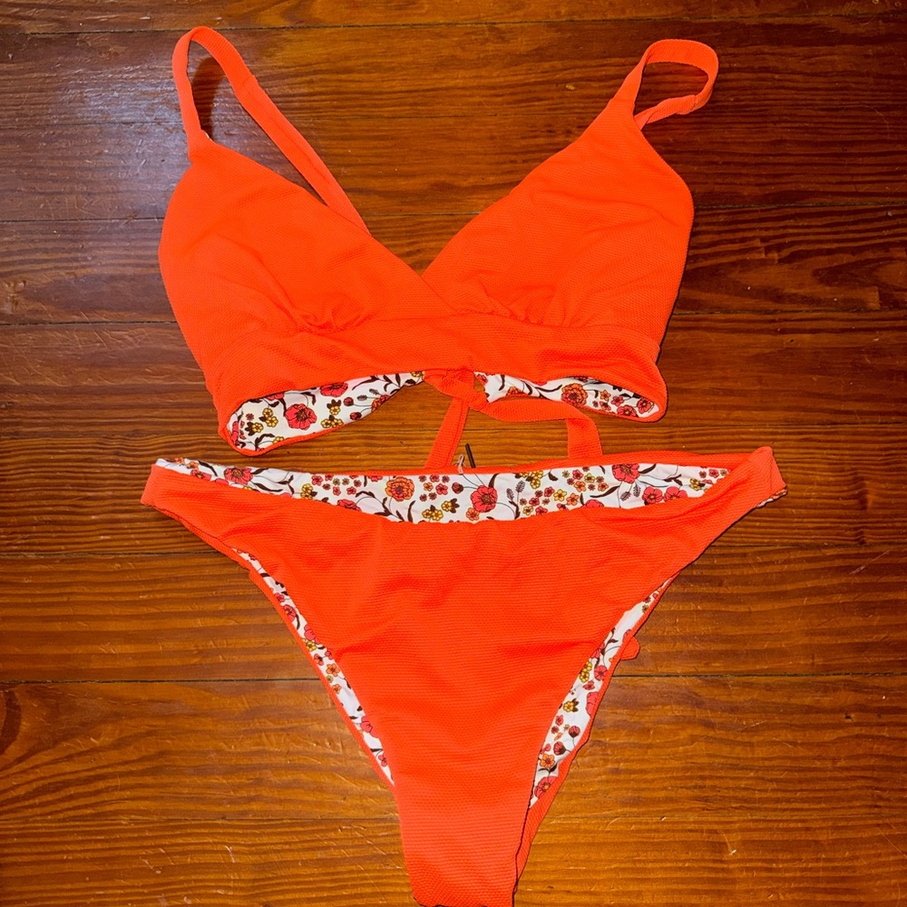 Maaji Floral Orange Bikini